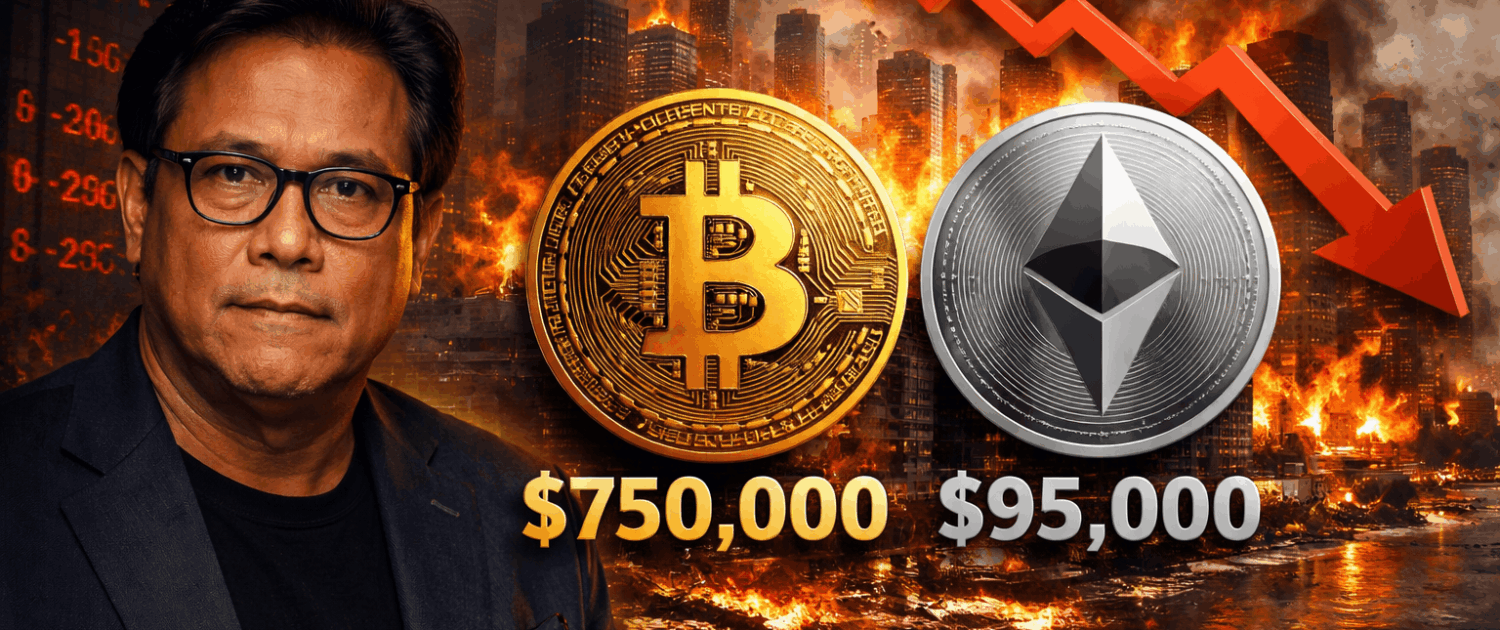 Robert Kiyosaki vidi Bitcoin na $750.000 i Ethereum na $95.000