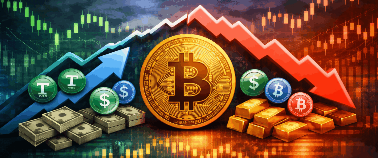 Stablecoin likvidnost i Bitcoin