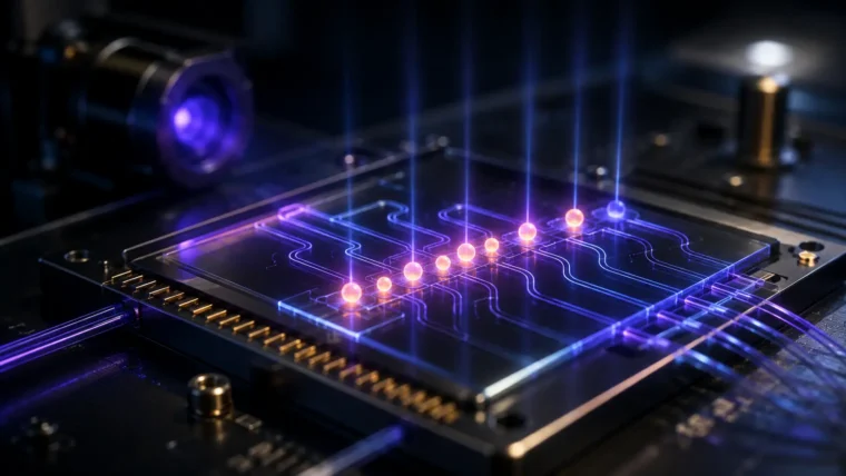 Fotonski integrisani čip za zadržavanje neutralnih atoma i optičke mikro-zamke na silicon-nitride platformi