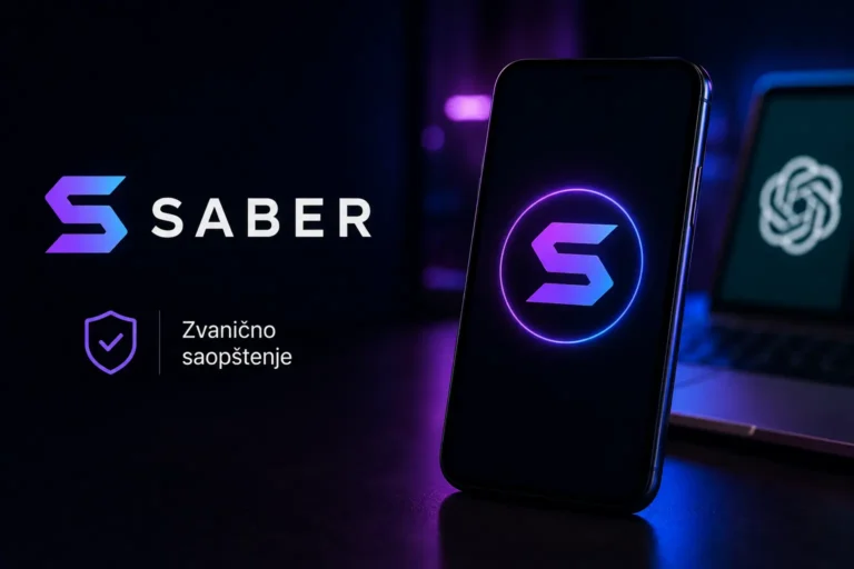 Logo Saber Interactive i prikaz igre Rideshare Stimulator iz teasera
