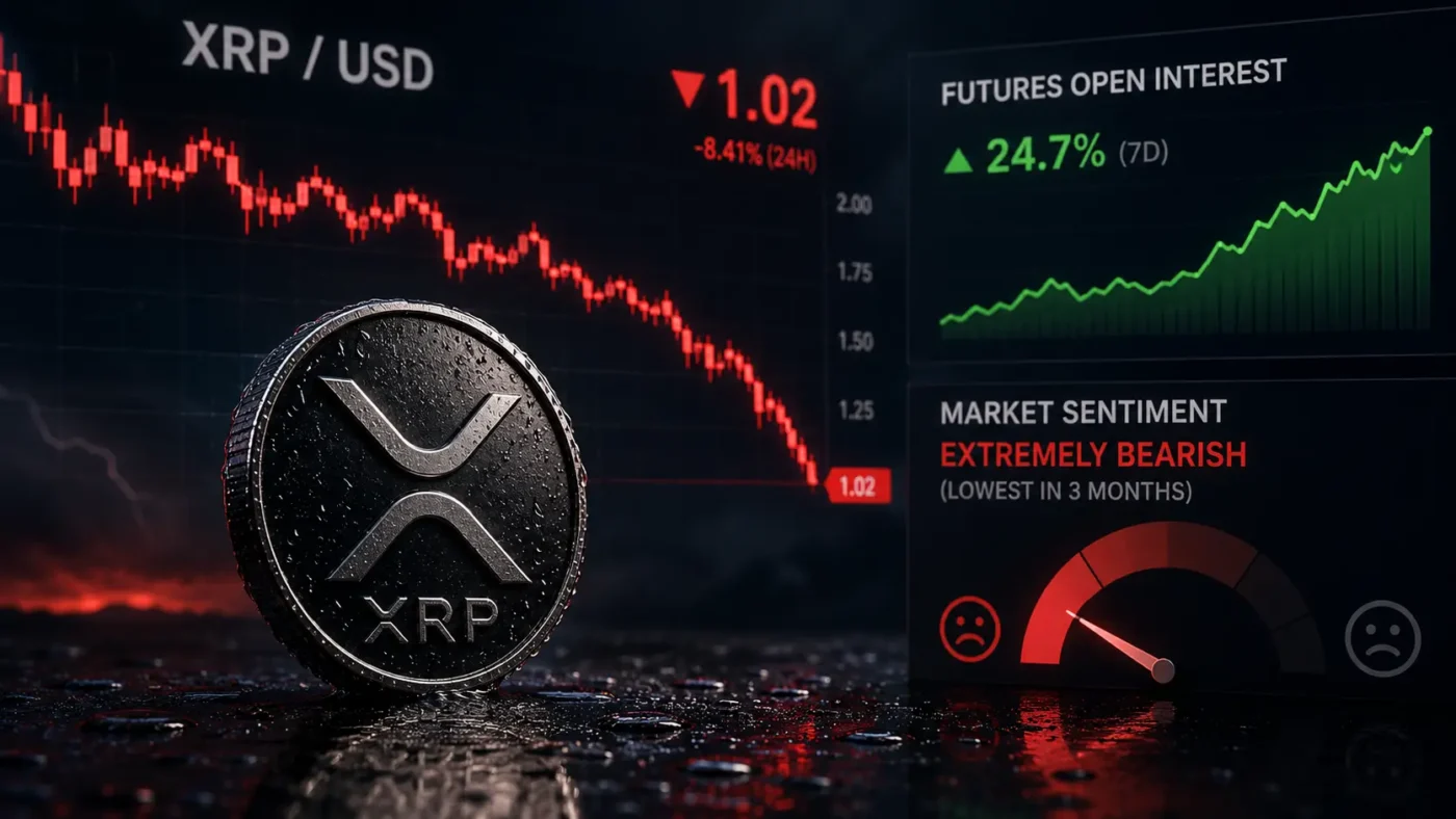 Grafikon cijene i volumena trgovanja XRP tokena