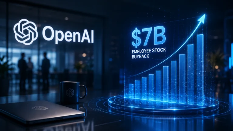 Logo OpenAI i simbolična ilustracija dionica i finansija