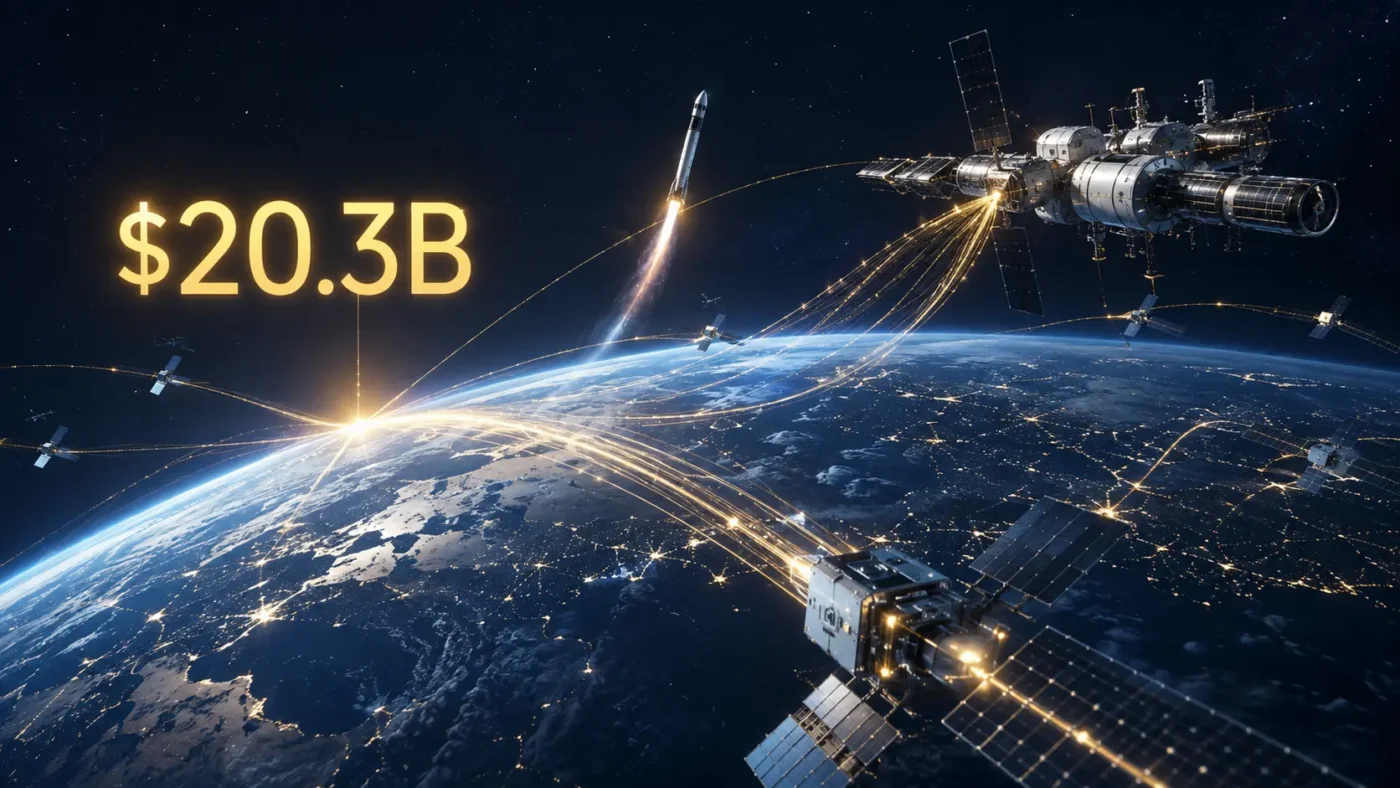 Grafikon finansiranje svemirske tehnologije — 2026 podaci