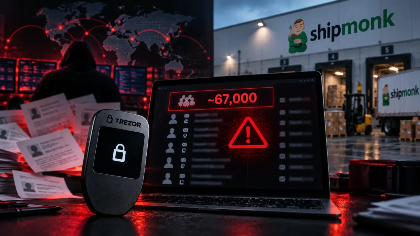 Trezor ShipMonk incident i izloženi podaci kupaca – Trezor ShipMonk incident