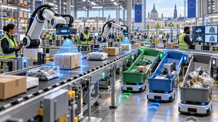 Fizička AI kompanije Sereact upravlja robotima Universal Robots za obradu vraćene robe